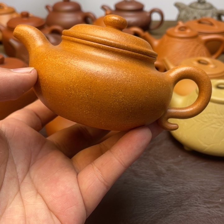 妍***妈紫砂茶壶全手仿古