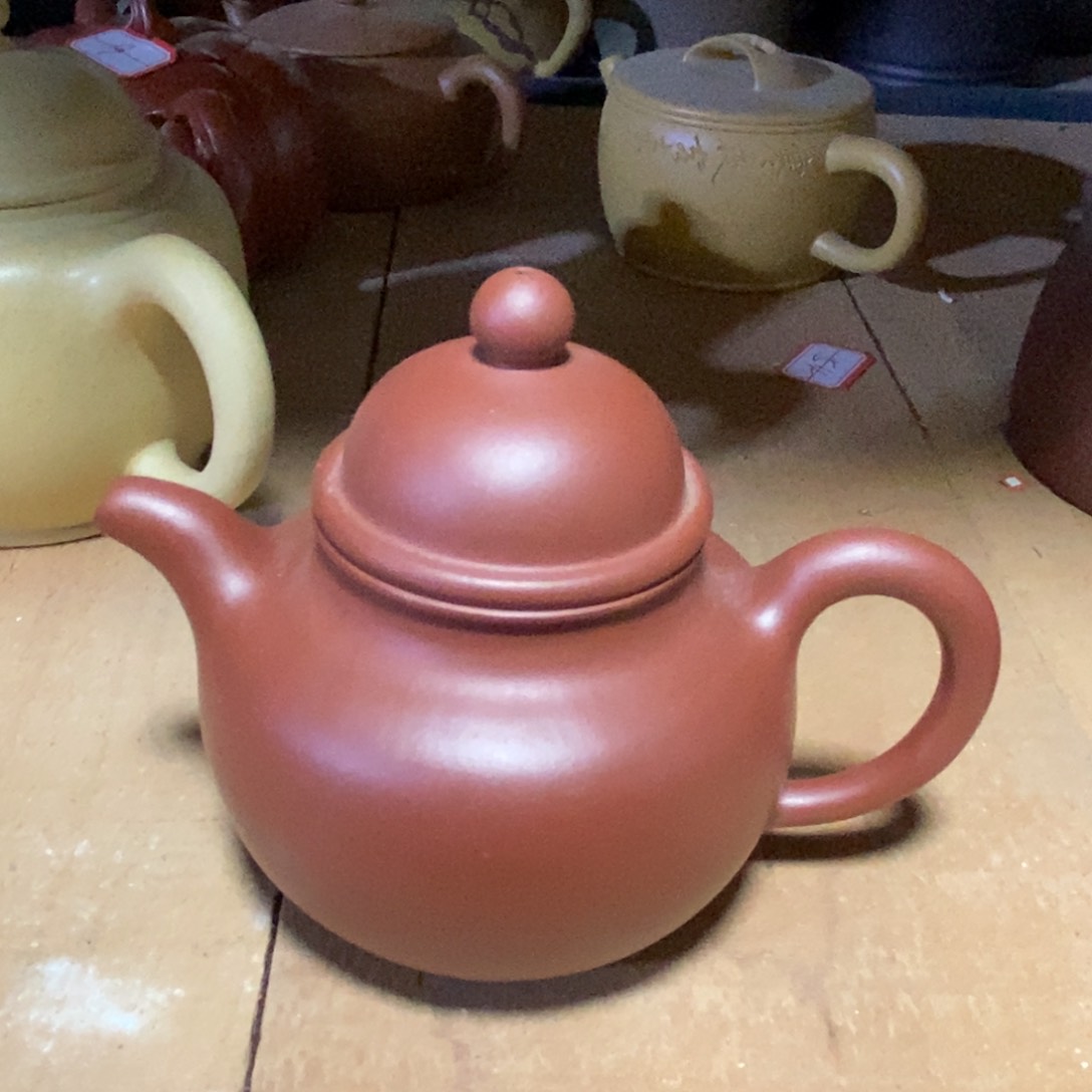 紫砂茶壶白26 掇球 底槽清 200c