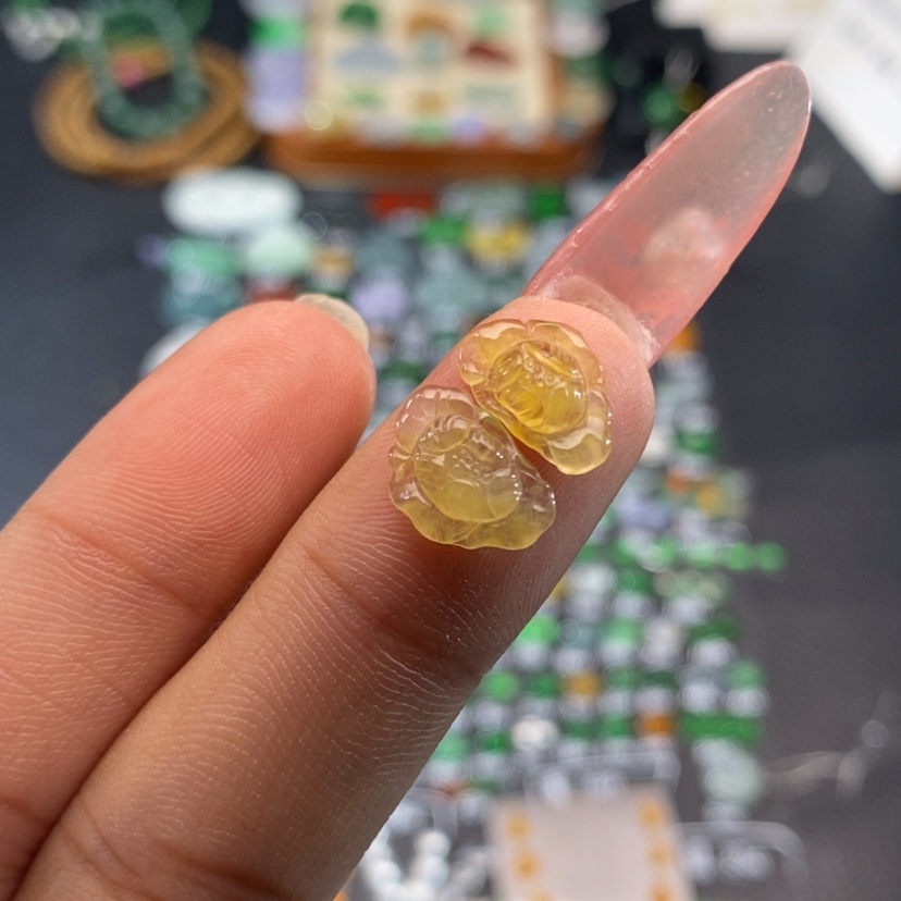 【闪购商品】翡翠挂件未镶嵌花