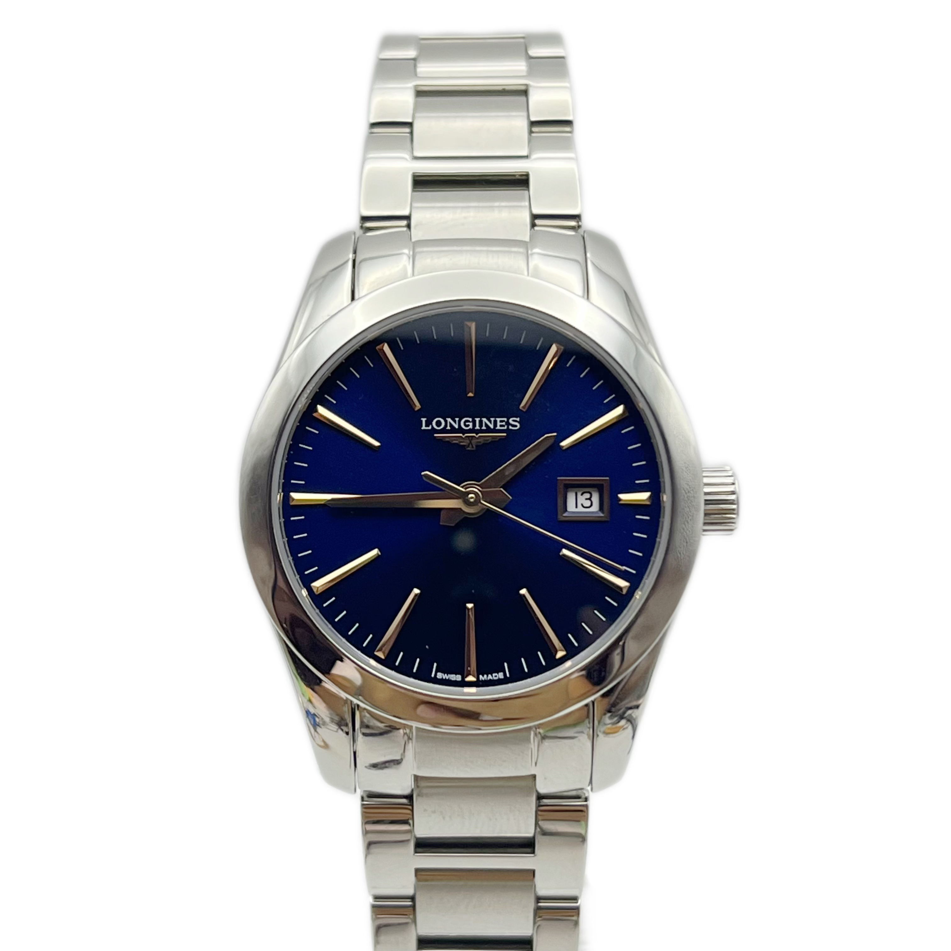 95新 Longines/浪琴 康铂系列/表径29.5mm/石英