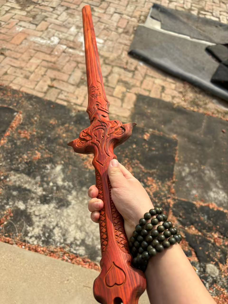 非洲紫檀木 100cm  桃花