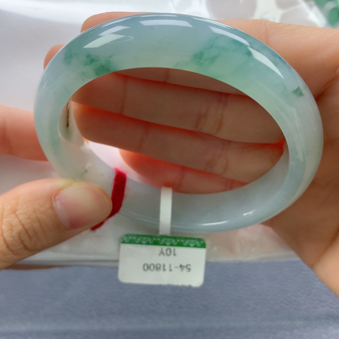 翡翠手镯未镶嵌54.6正