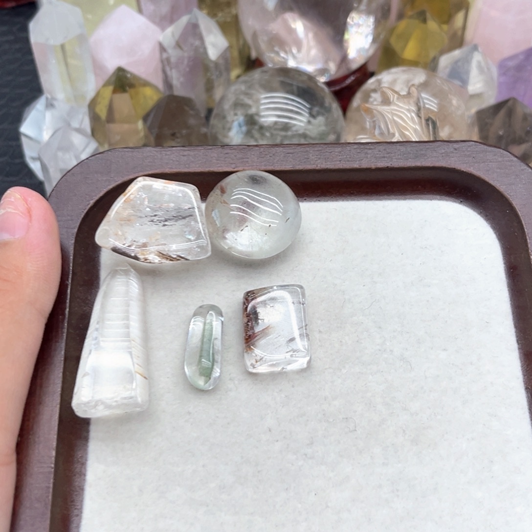 御***懿水晶未镶嵌珠宝半成品35