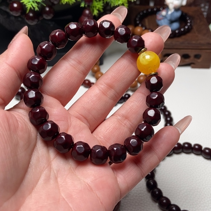 核桃手串/手链G猴头玉华串