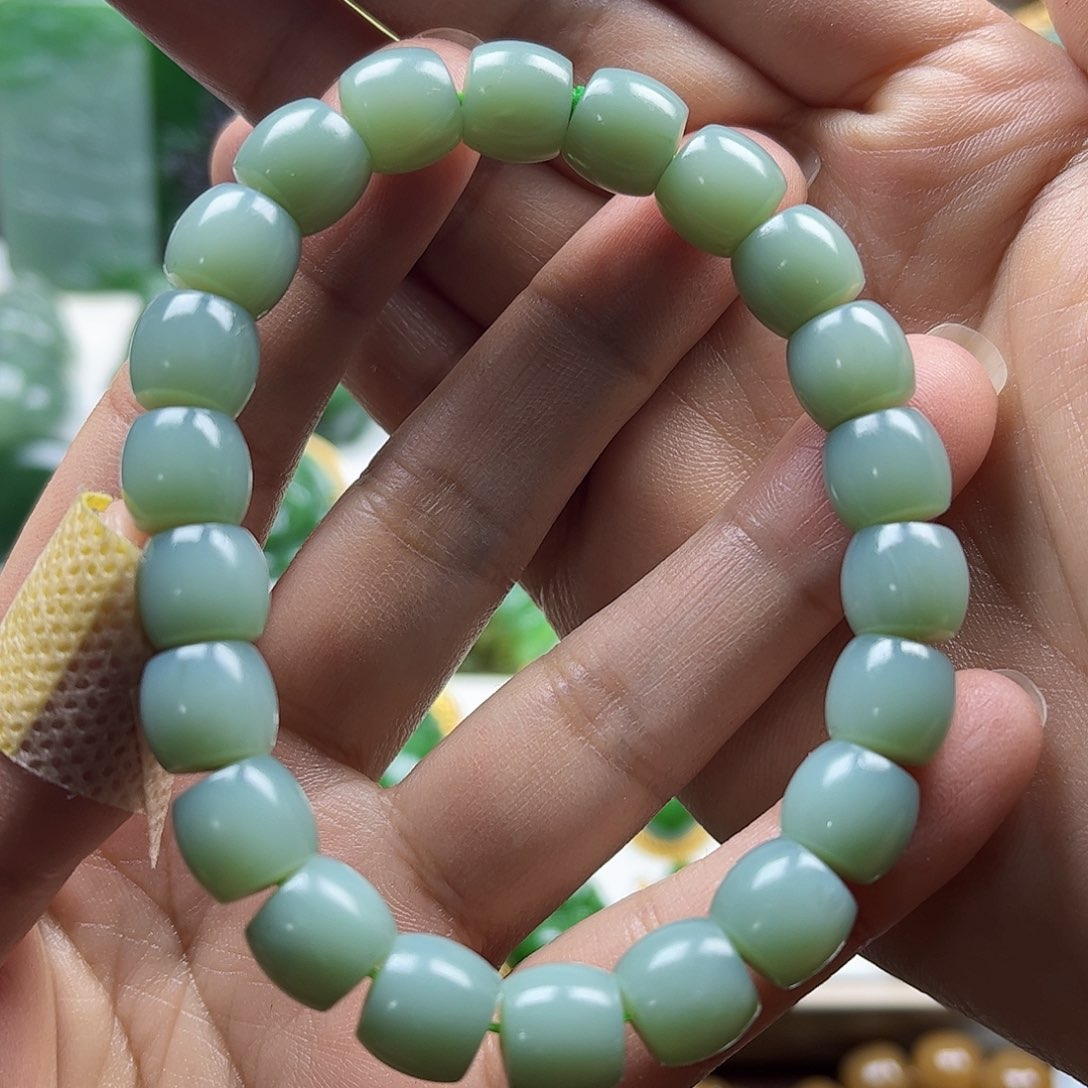 和田玉手串未镶嵌