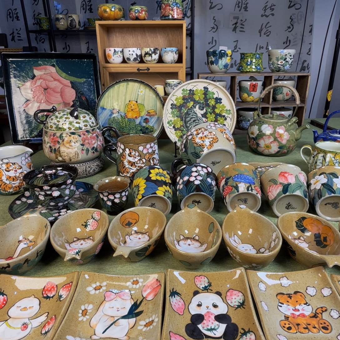 【闪购商品】摆件桃园山房原创手绘作品