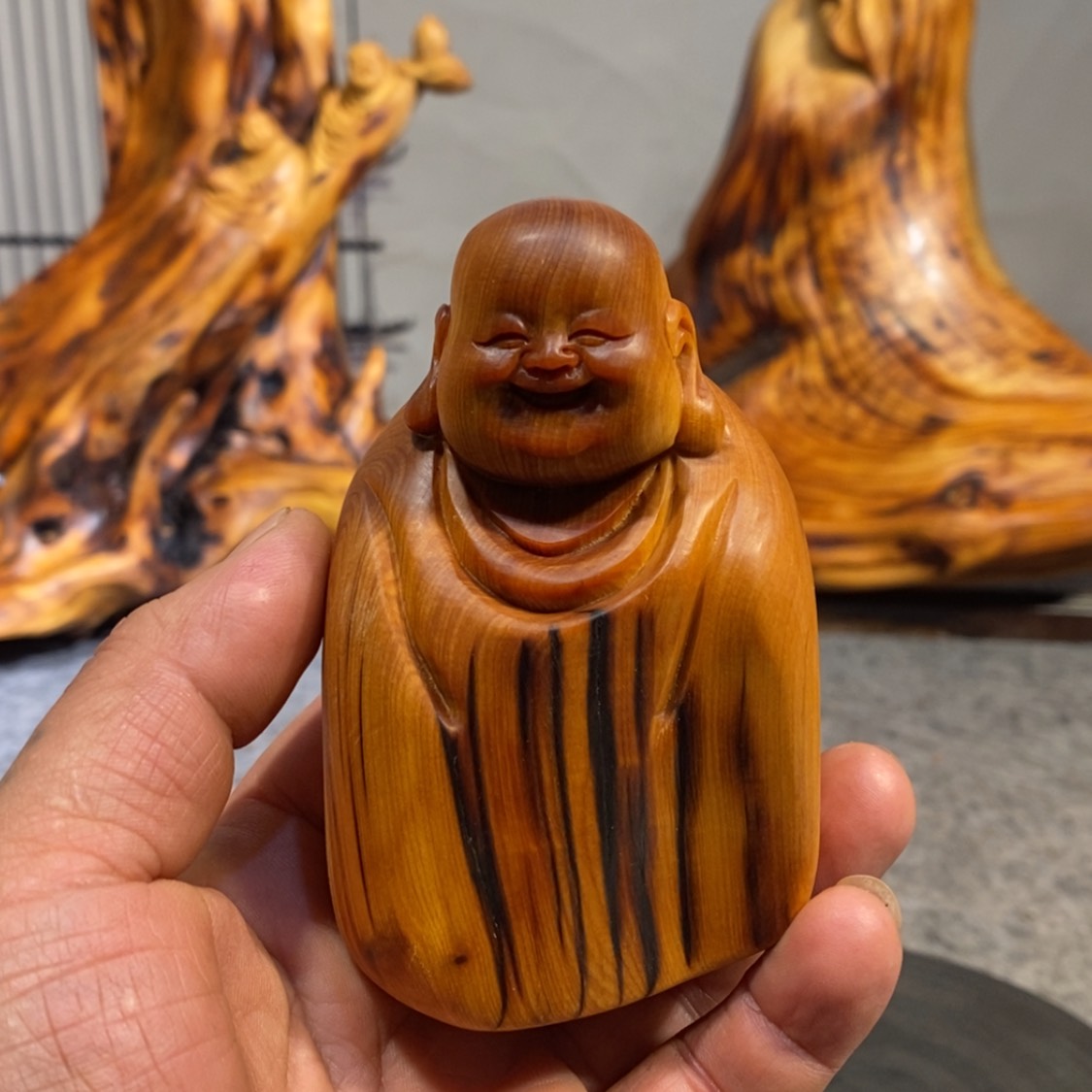 【闪购商品】柏木（崖柏）根雕木雕工艺品摆件家居厂家直销手把件