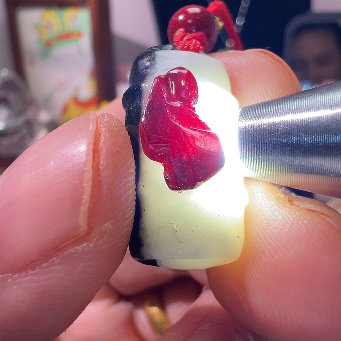 天然辰砂节节高升