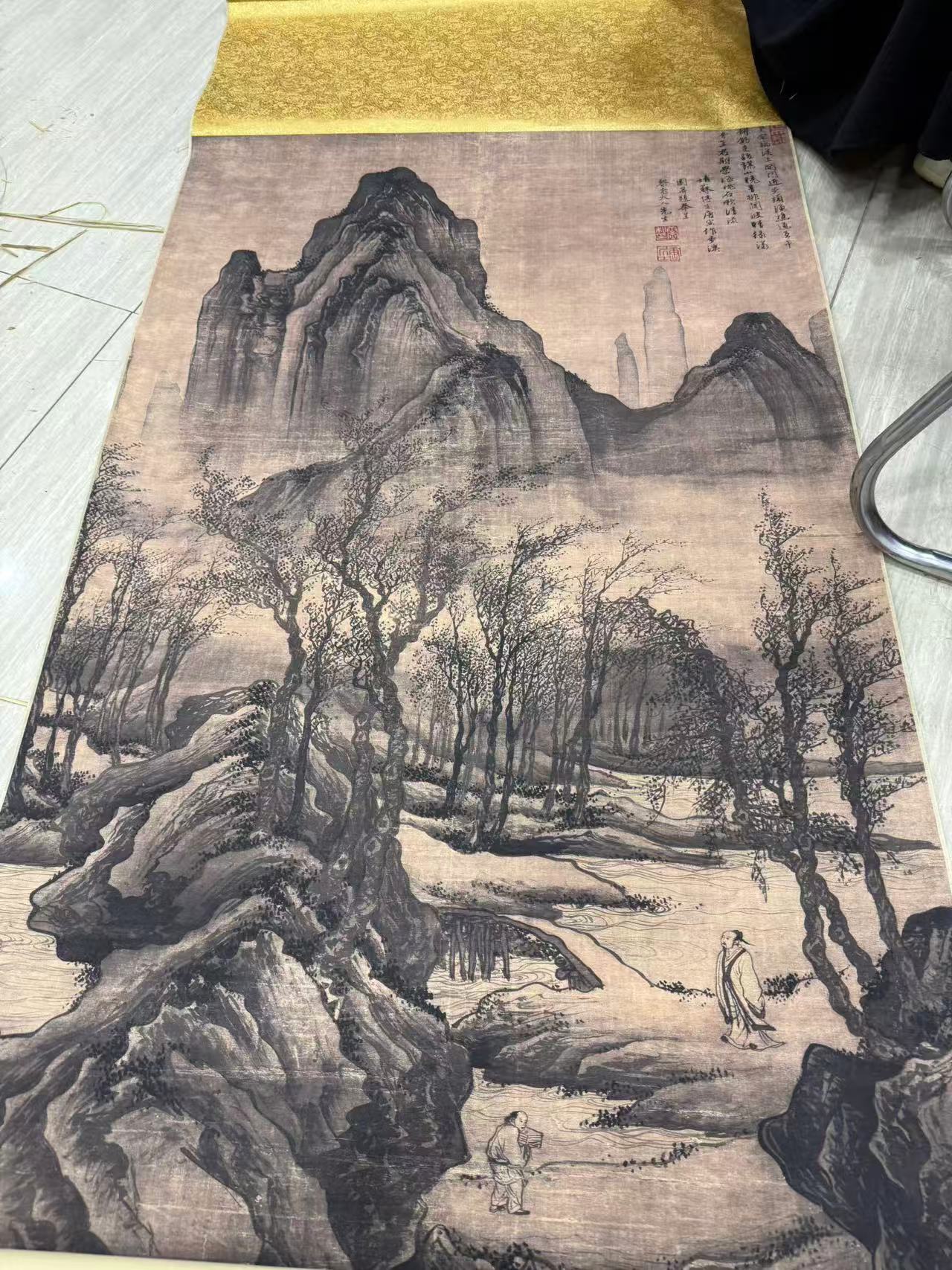 【步溪图】 大中堂