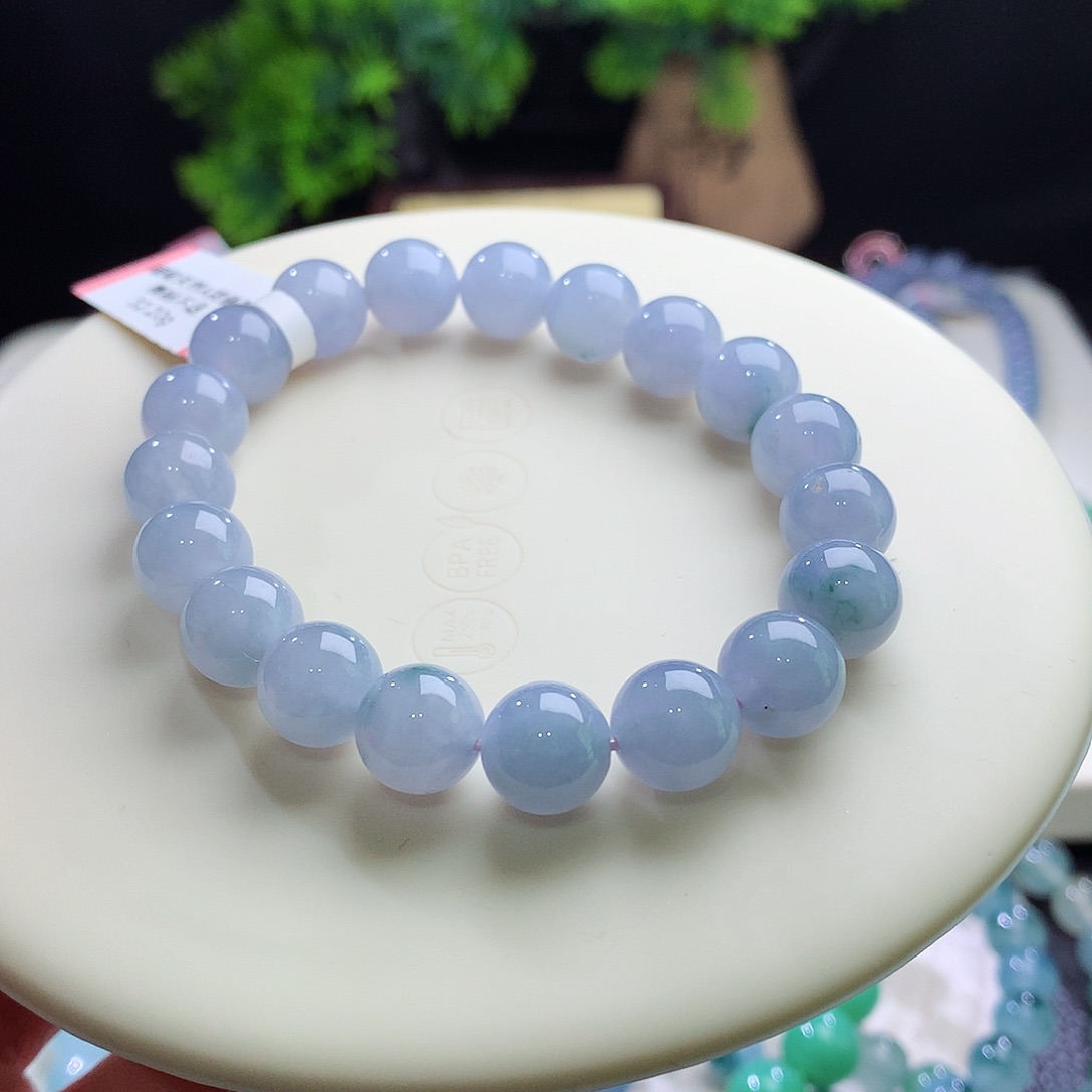 未镶嵌手串翡翠卡10mm