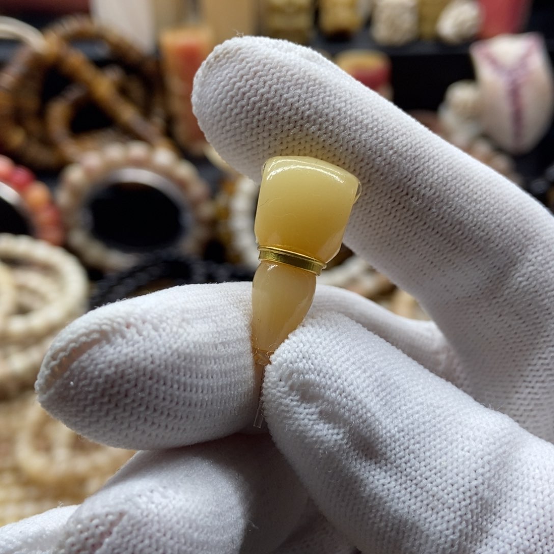 驼骨手串/手链黄透腰带三通