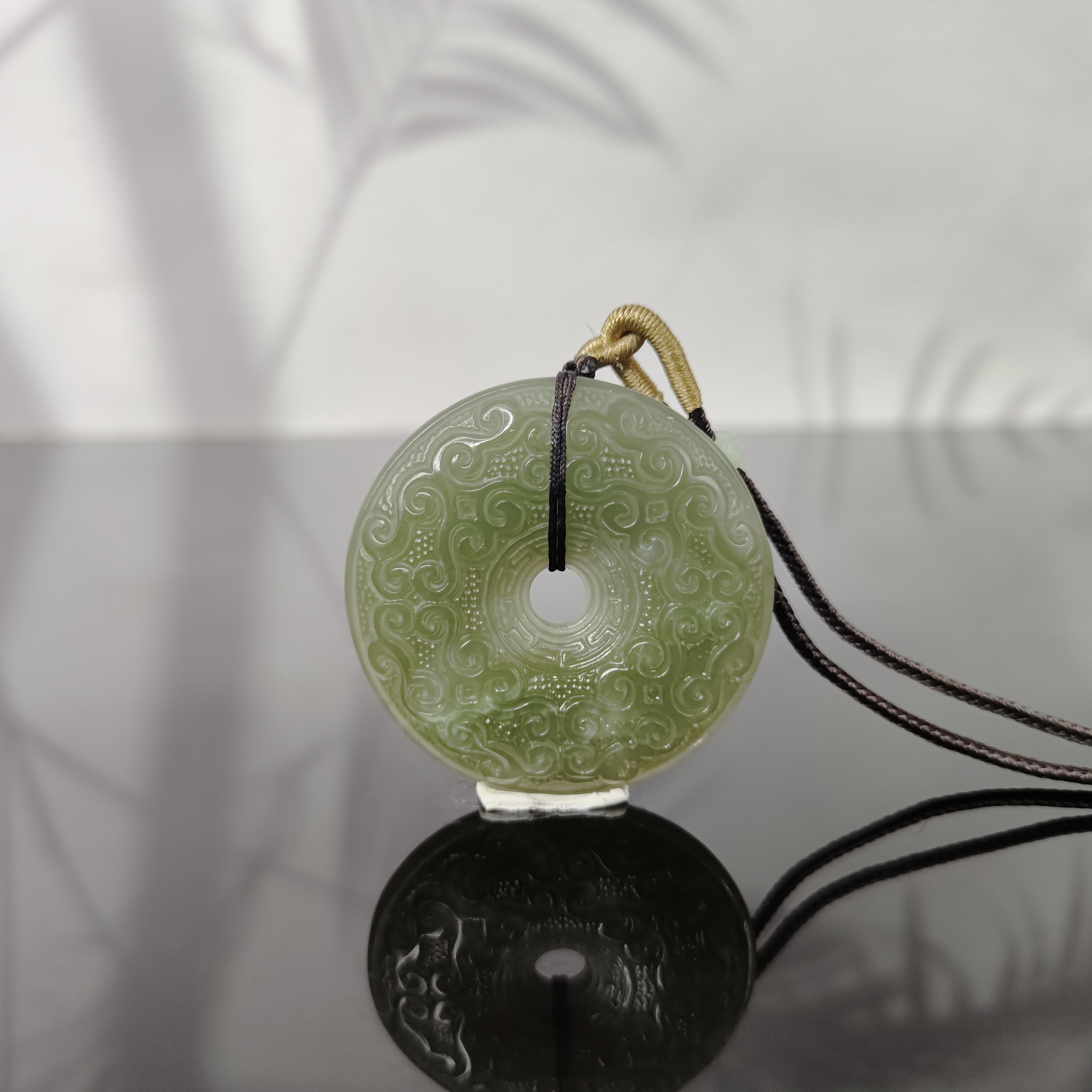 L和田玉平安扣吊坠0290