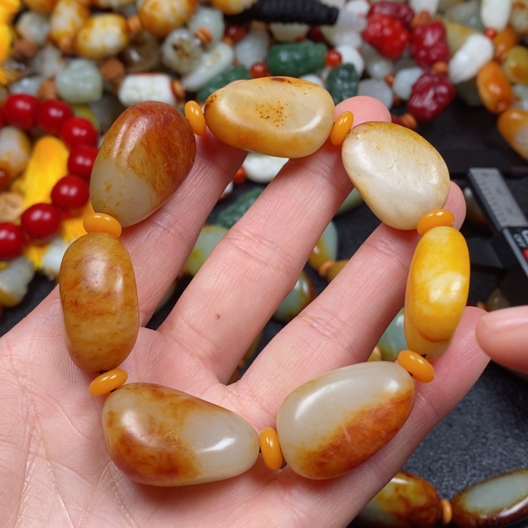 和田玉手链未镶嵌