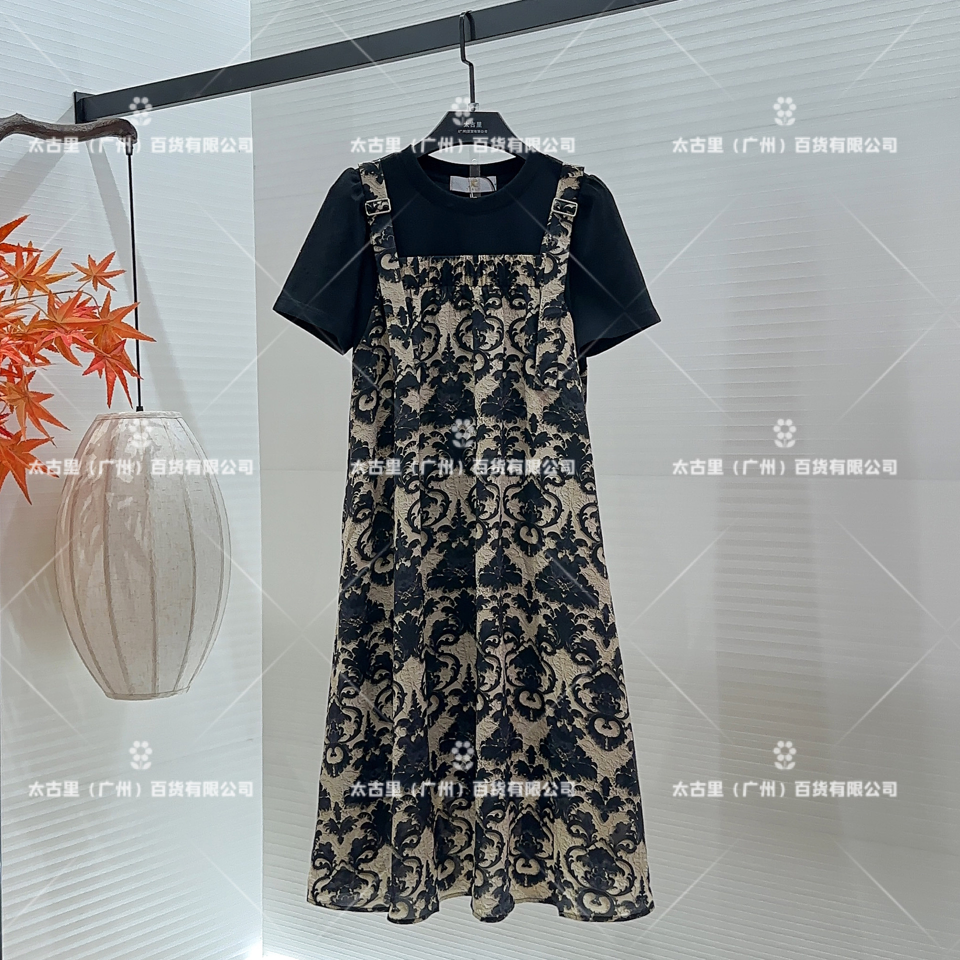 【茶茶专属】编码【74】显瘦气质印花时尚减龄韩版洋气连衣裙JC-A1571