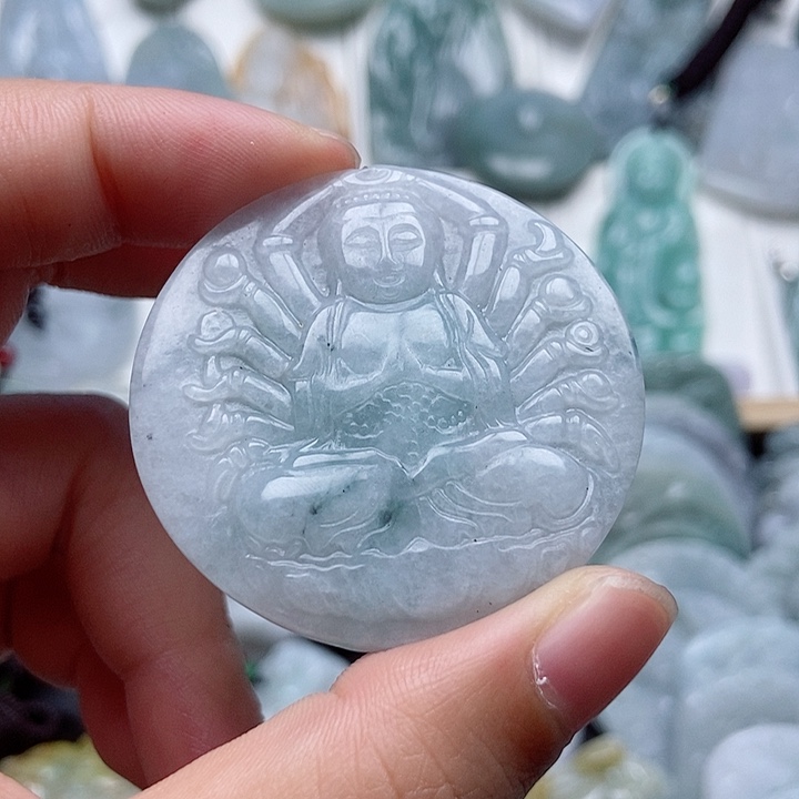 翡翠未镶嵌颈饰翡翠