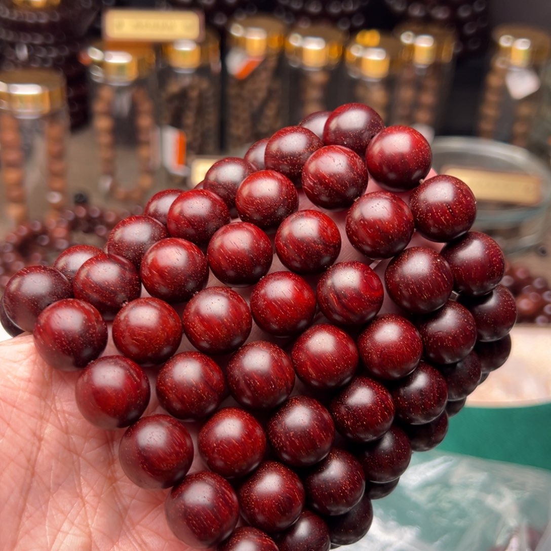 不***人檀香紫檀（小叶紫檀）手串/手链1.5原汁原味108