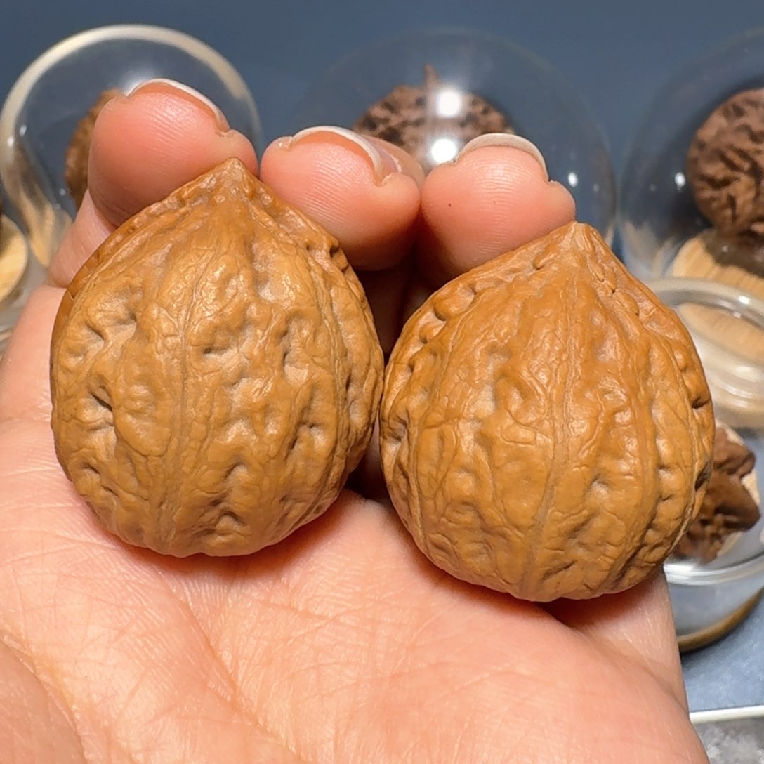 文玩核桃把件金锭子