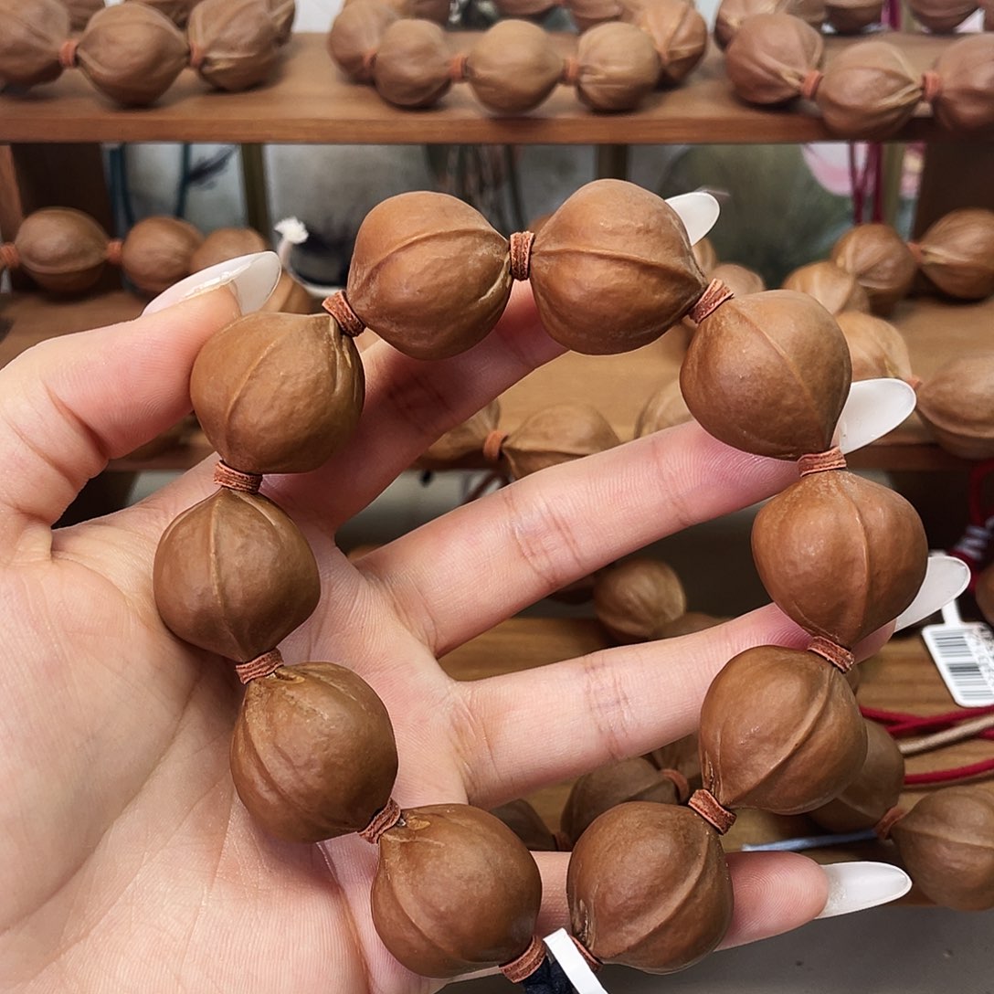 杜***二橄榄核手串/手链2325梅林铁核