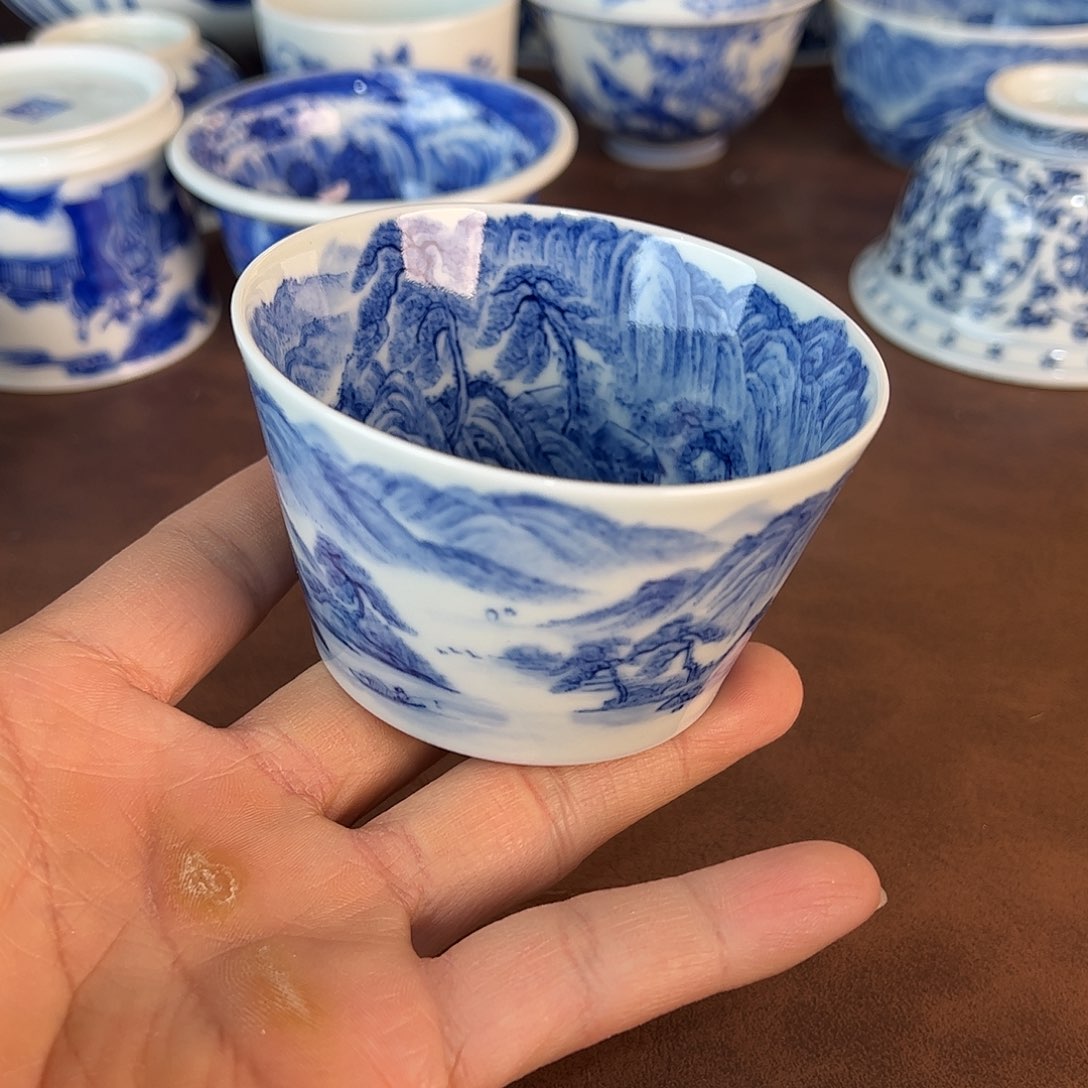 杯景德镇全手工手绘陶瓷