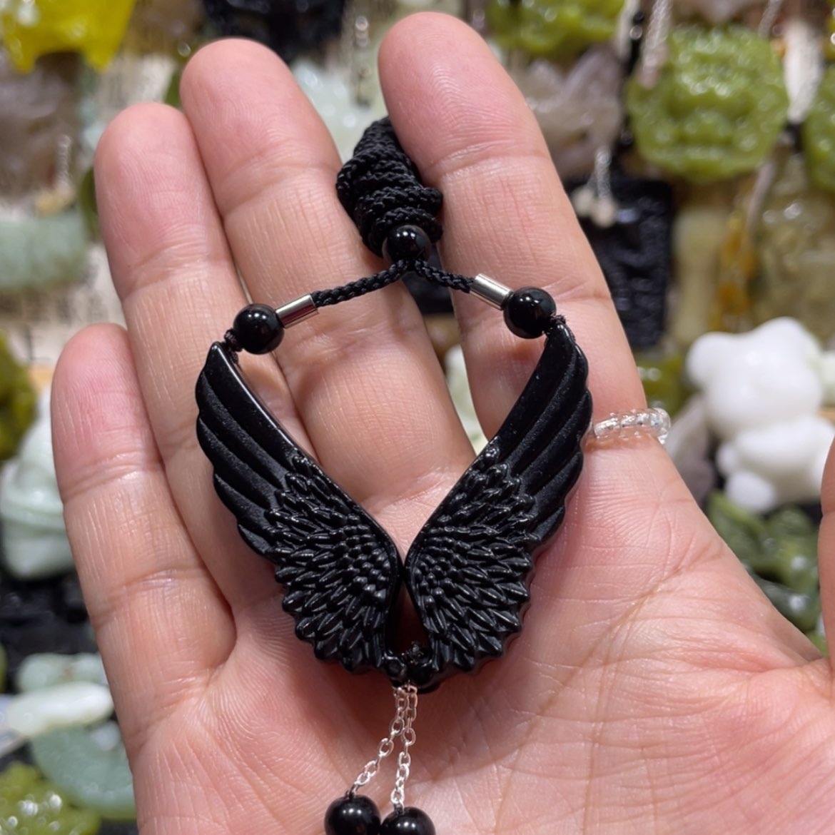 【闪购商品】岫玉颈饰未镶嵌37吊坠