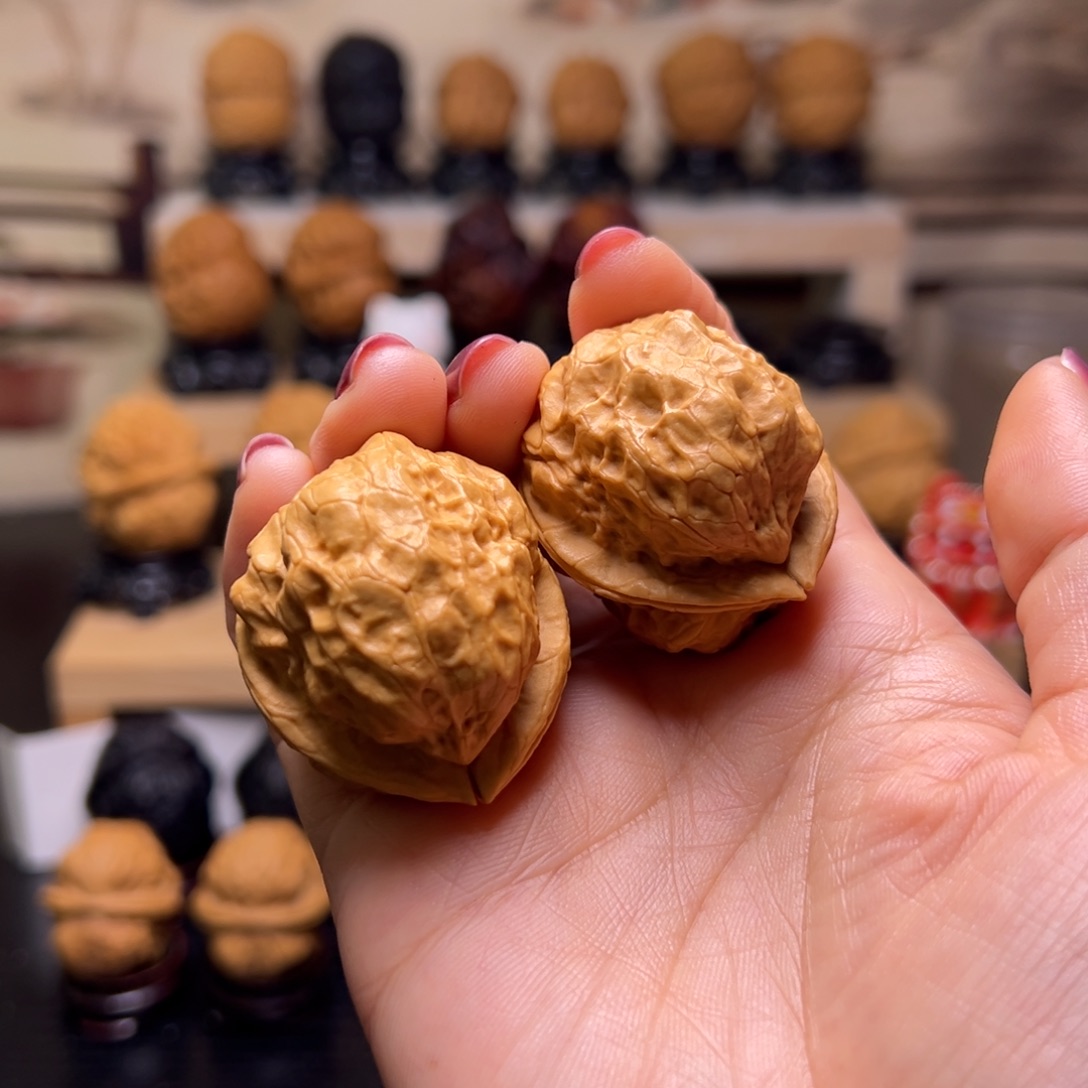 文玩核桃把件金玉满堂37H