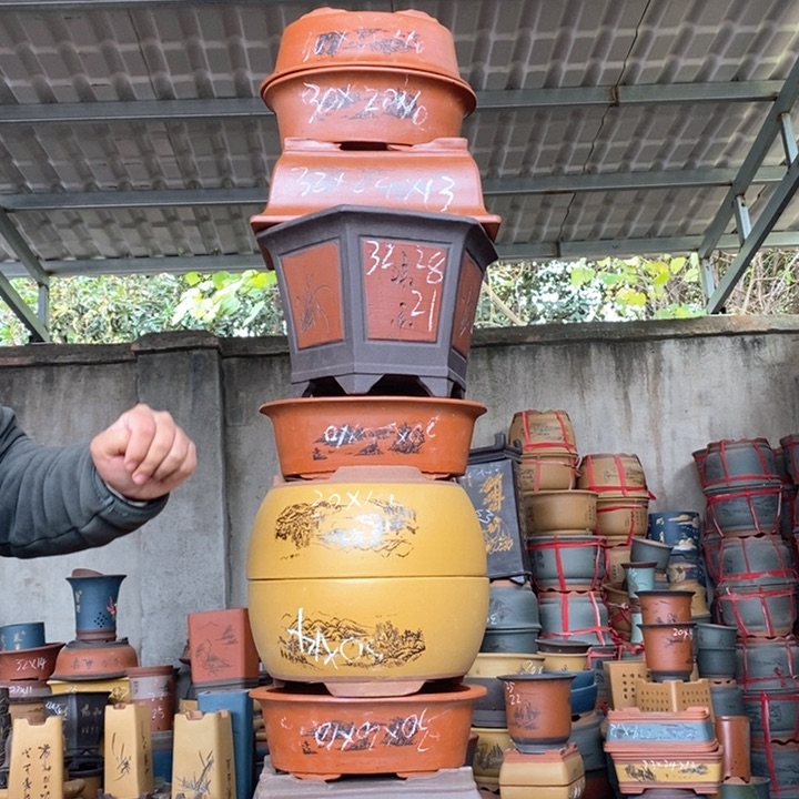 紫砂花盆紫砂花盆