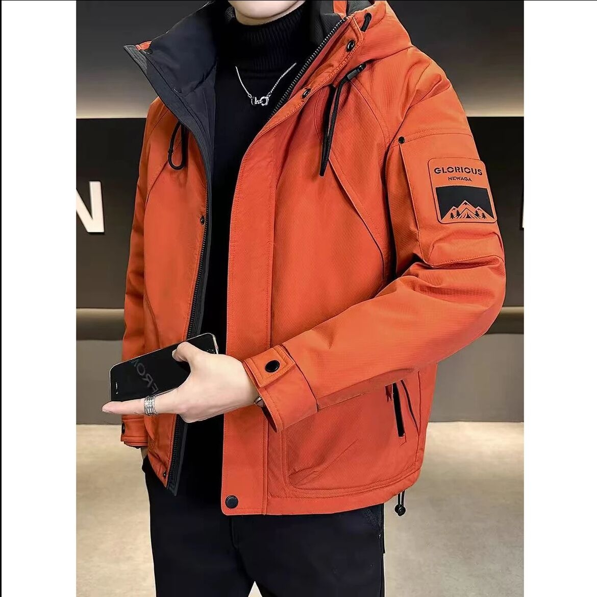 2038男款极寒羽服加厚外套