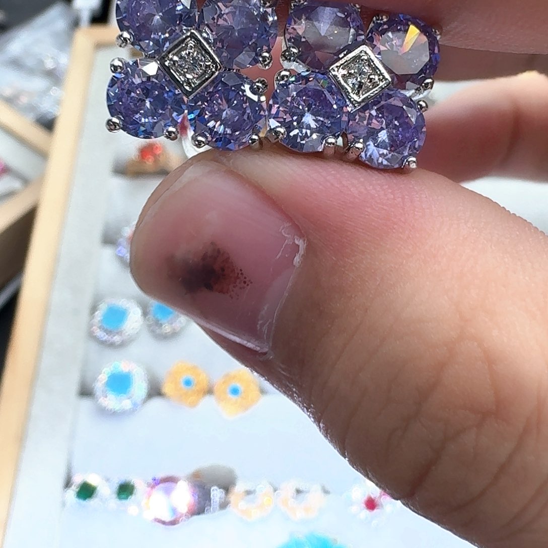 托帕石戒指银S925镶嵌