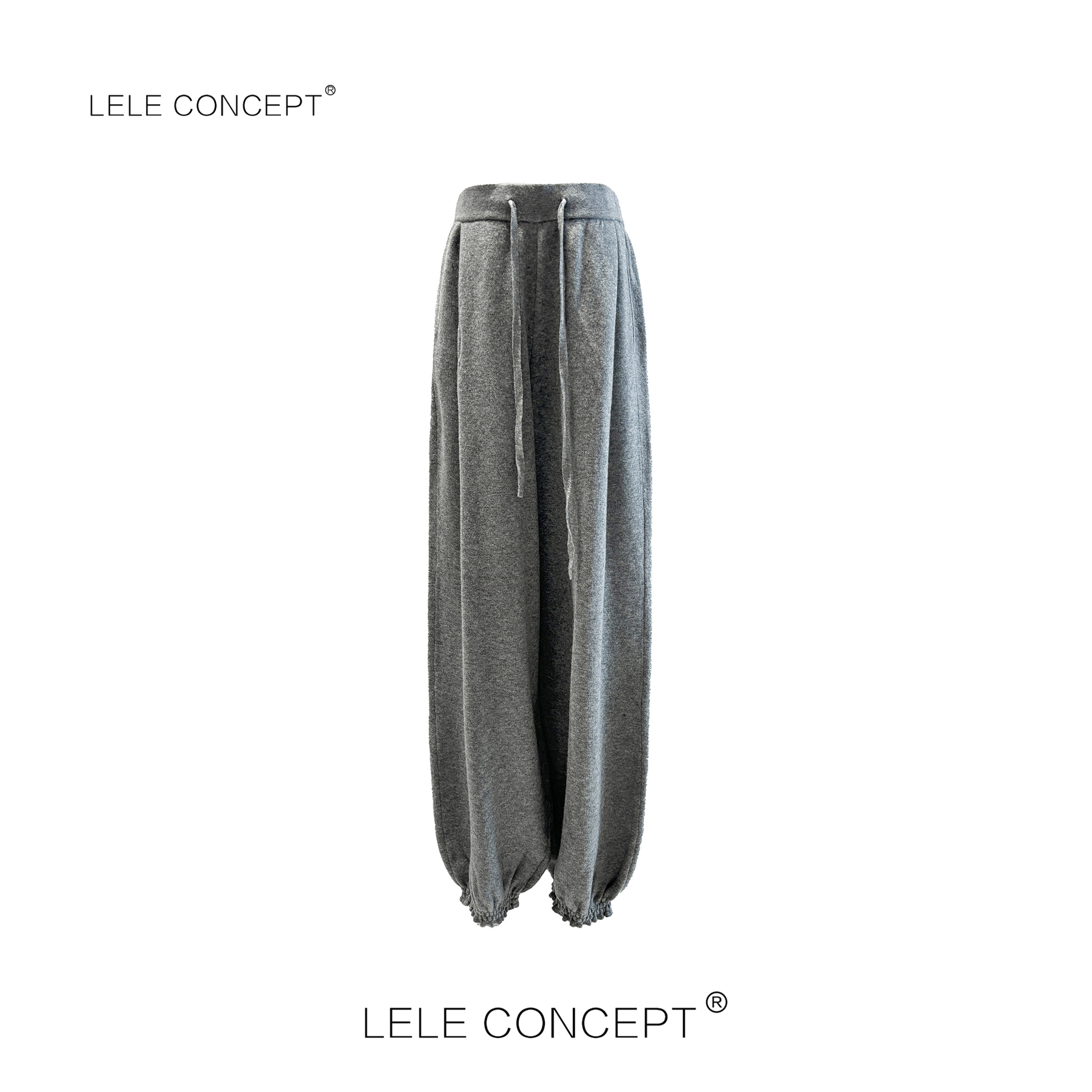 LELE CONCEPT丨【如一】都市百搭休闲风收腿针织裤FK25D0058Y