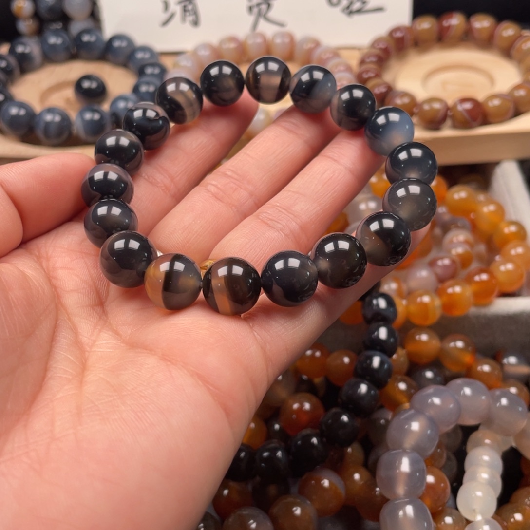 玛瑙/玉髓未镶嵌手链