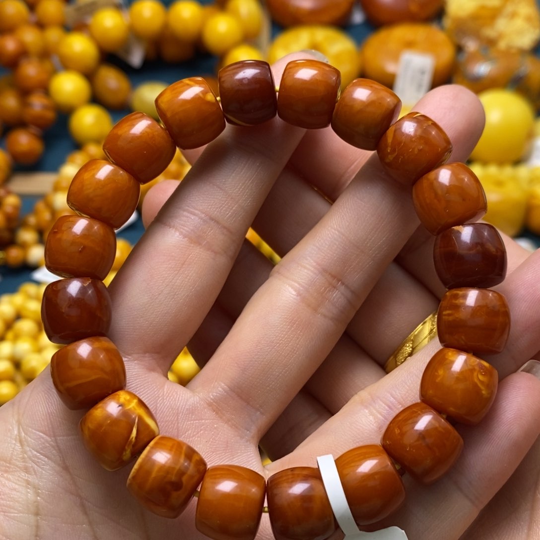 琥珀手链未镶嵌11加