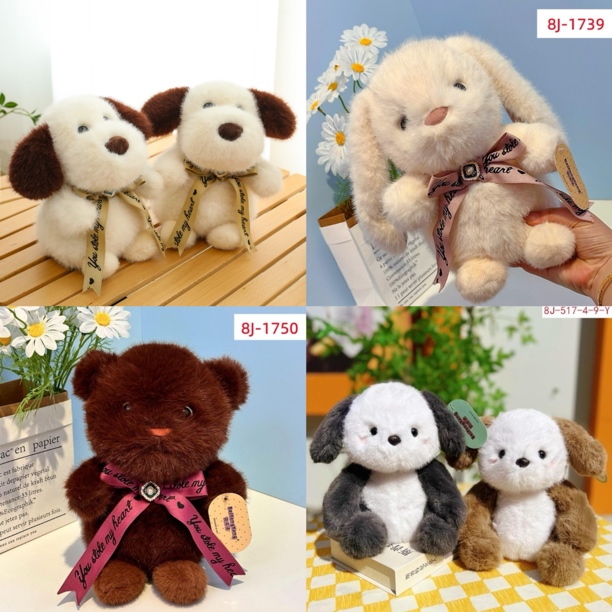 卡通礼物汪犬 小兔 小熊 呆呆狗狗礼物