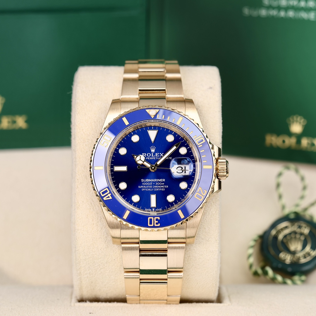 95新 Rolex/劳力士 126618全金蓝鬼 41mm 日期显示 2024年5月保卡