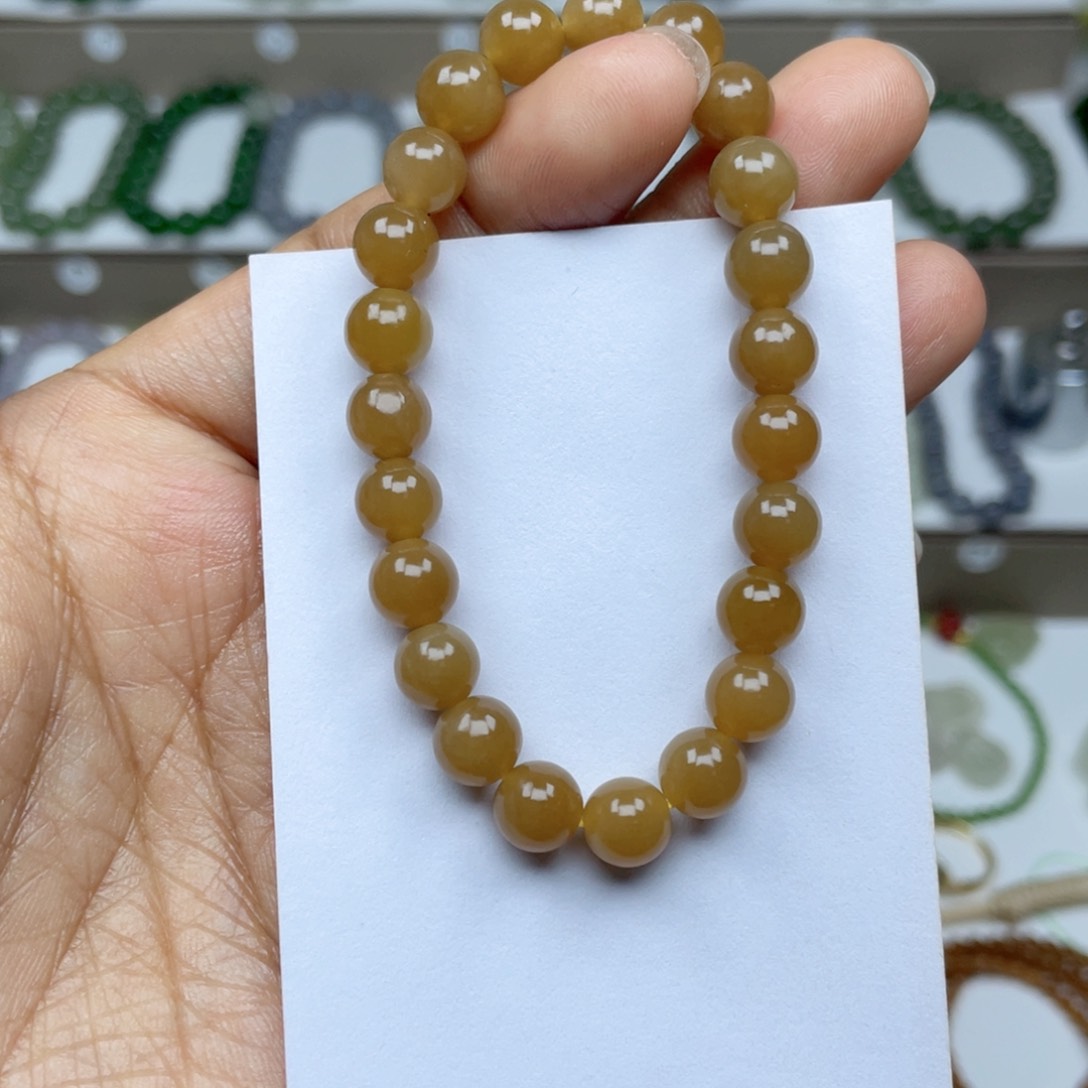 和田玉（糖玉）手链未镶嵌