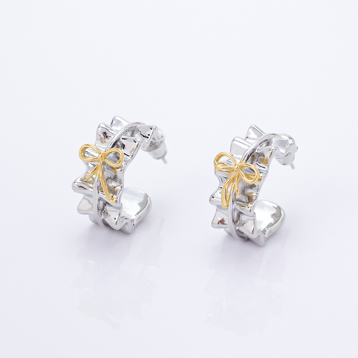 【素金系列】简约中透着时尚的耳环