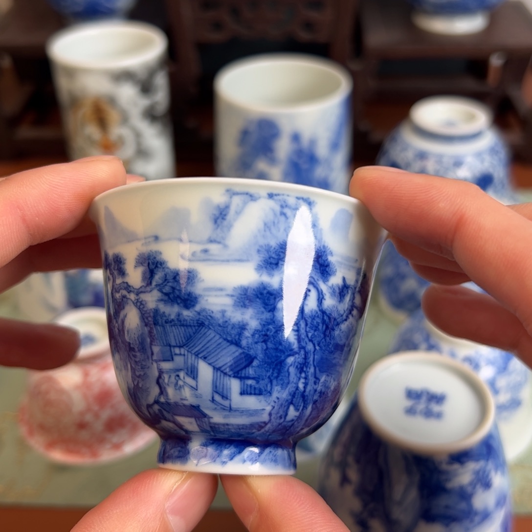 瓷片神*景德镇瓷器手工手绘