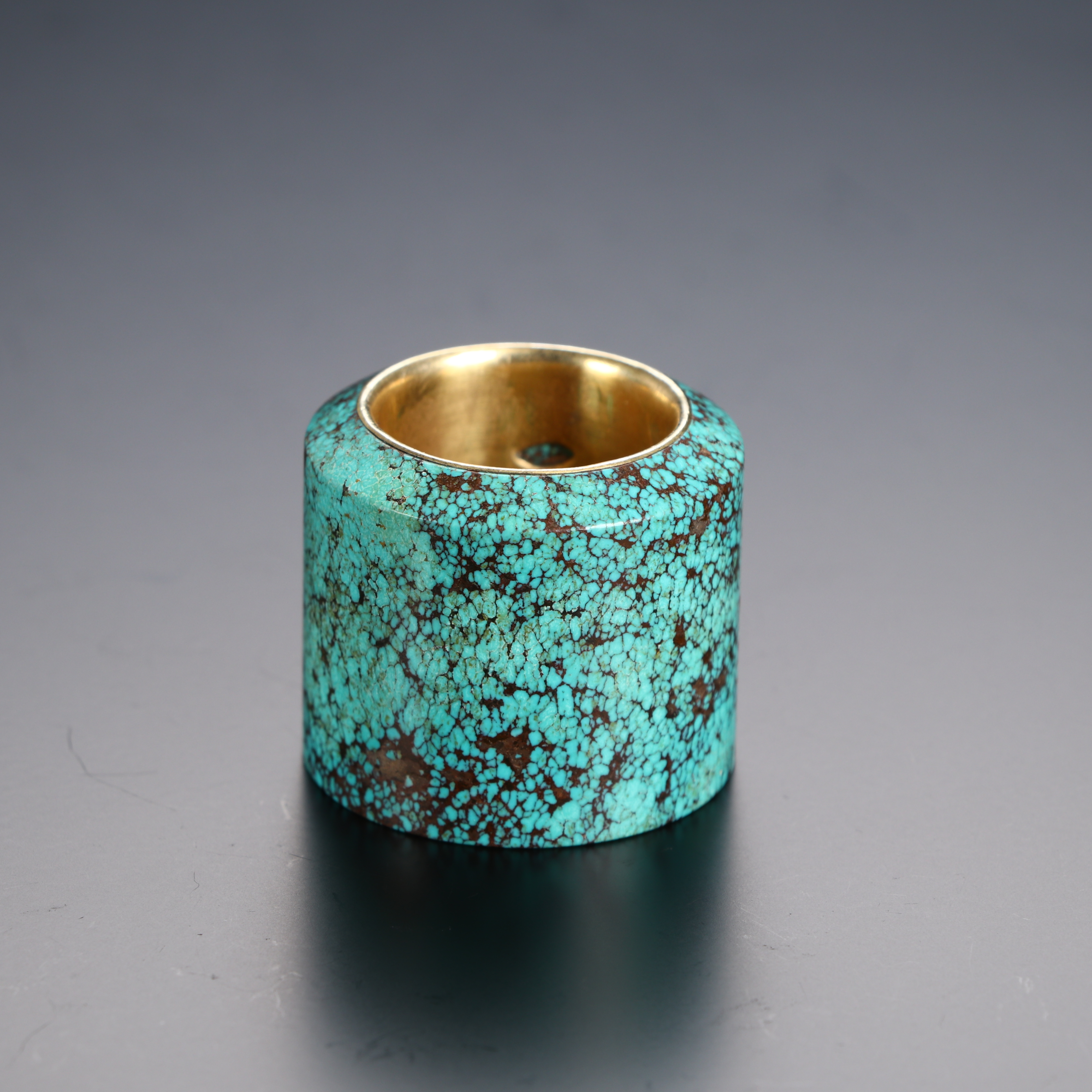 《博古文物》- 绿松石扳指-Xx-250216