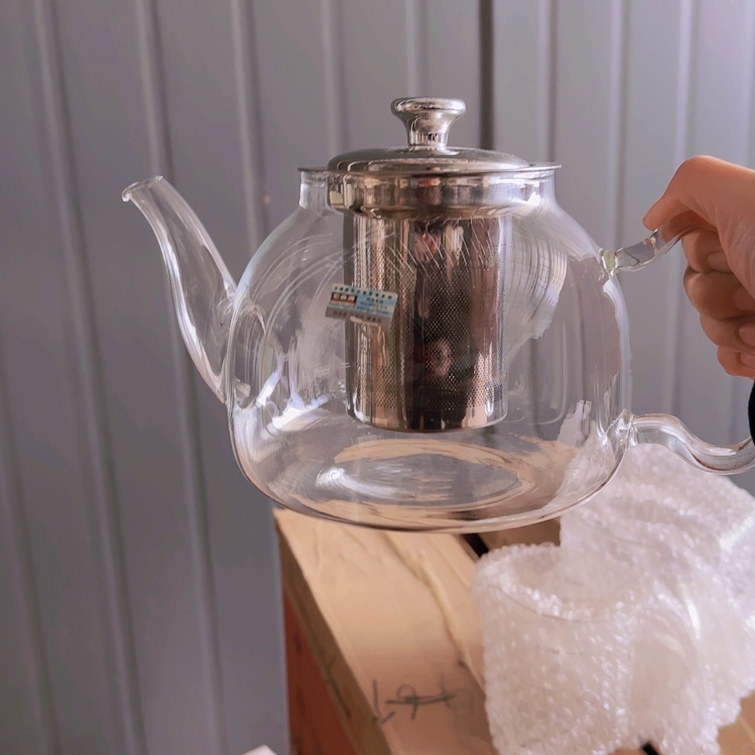 【闪购商品】高硼硅玻璃茶水分离大水壶