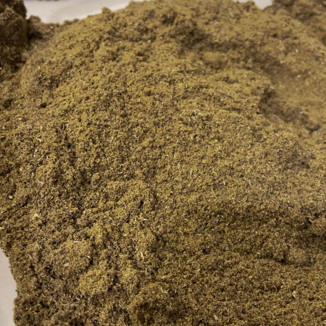 沉香木摆件老*紫棋香粉100克