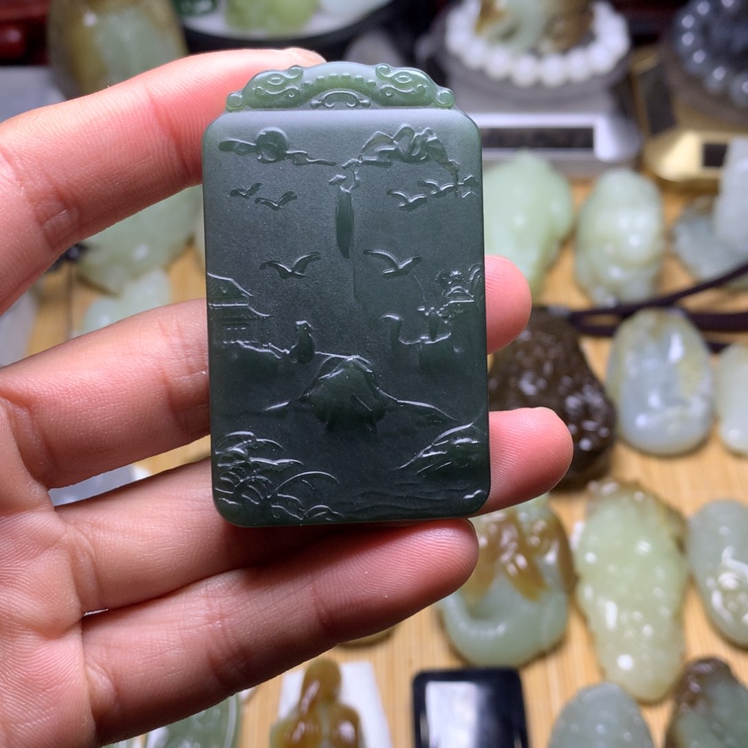 和田玉挂件未镶嵌