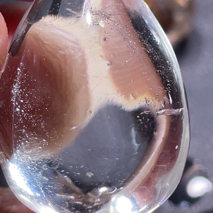 ****月颈饰未镶嵌发晶钛