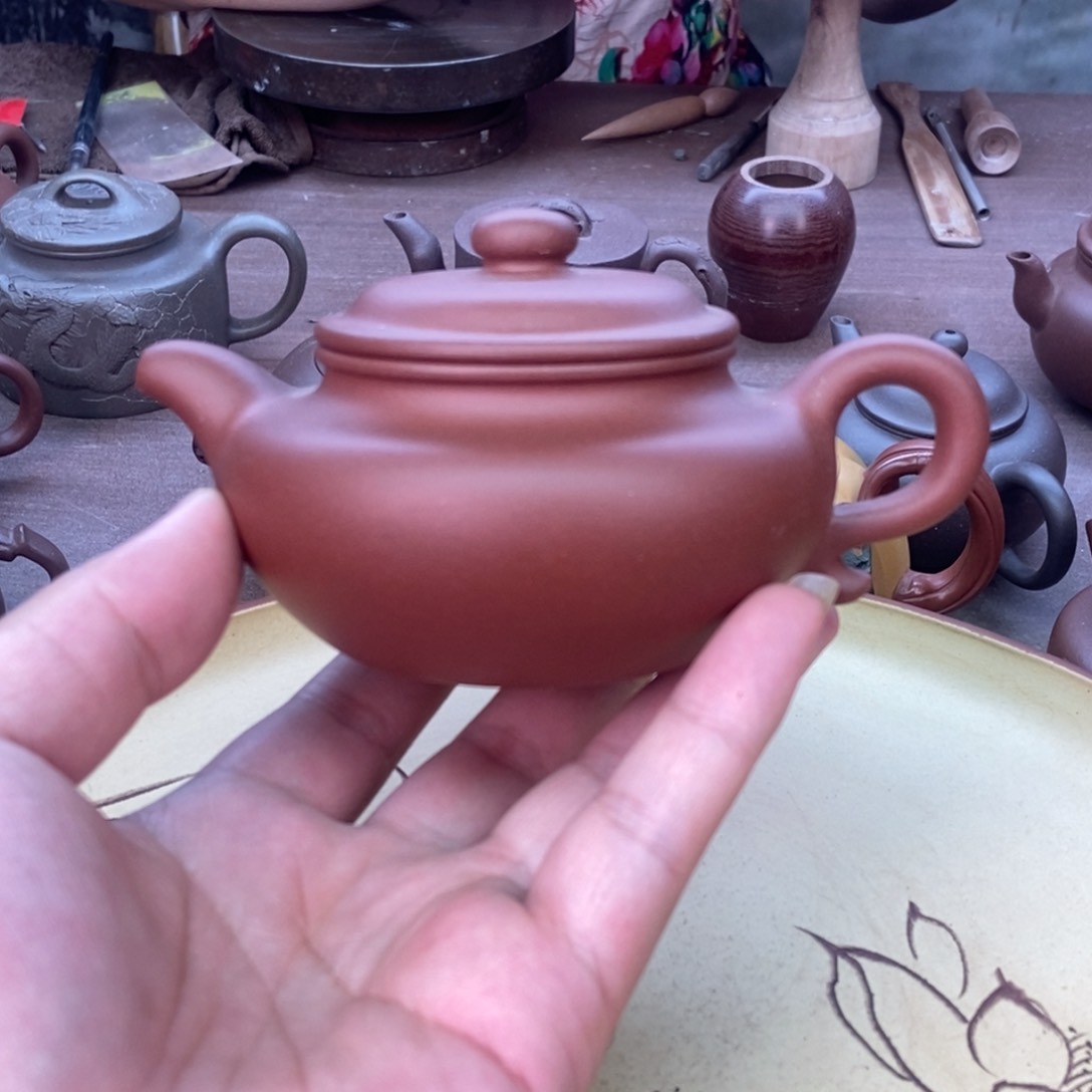 茶壶紫砂底槽清220 容量宜兴紫砂壶