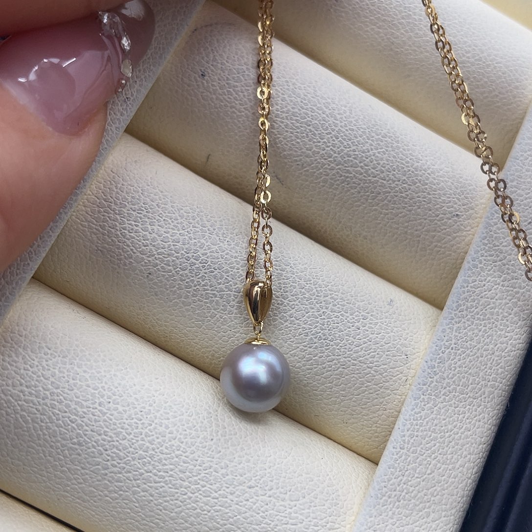 套链18K金镶嵌海水珍珠