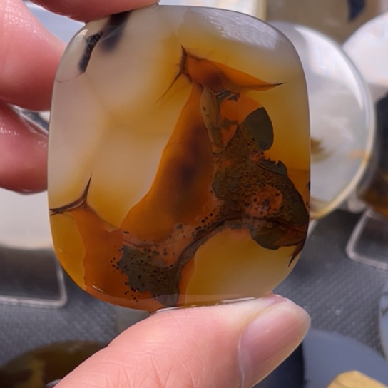 玛瑙/玉髓吊坠(不含链)未镶嵌