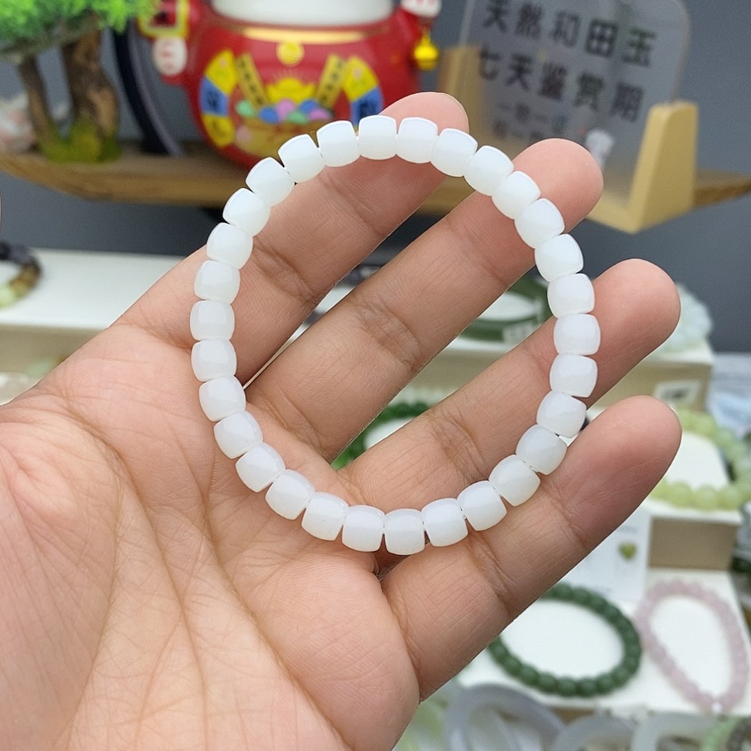 和田玉手链未镶嵌