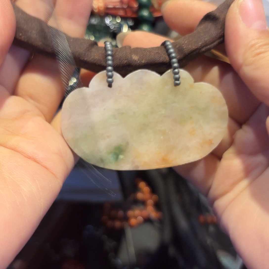 翡翠未镶嵌颈饰原创