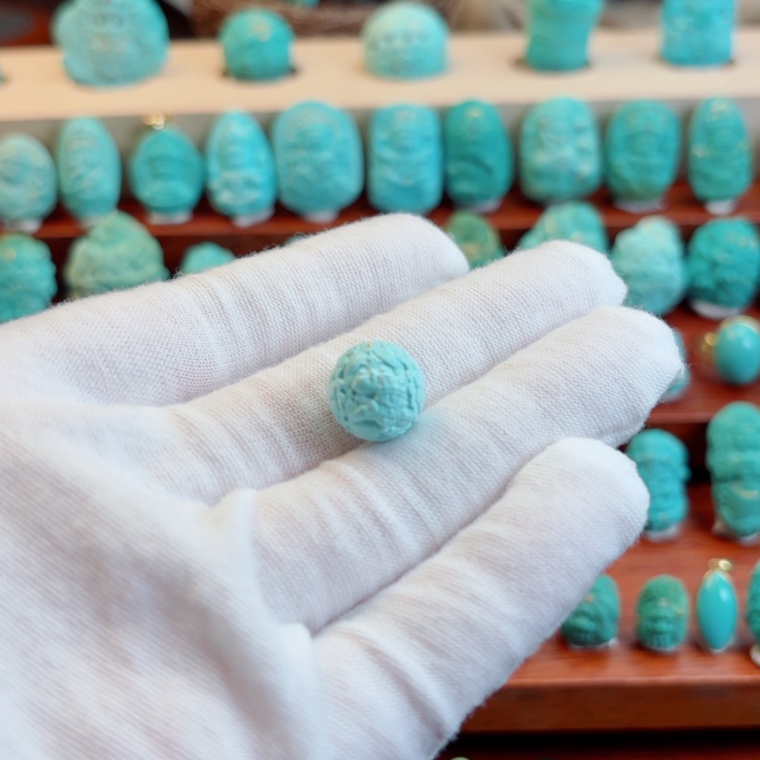 绿松石珠宝奇石未镶嵌