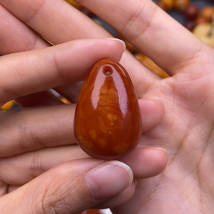 琥珀未镶嵌裸石蜜蜡M
