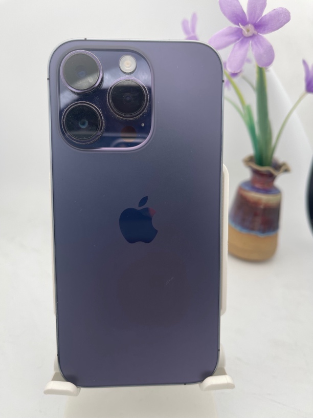 95新 Apple/苹果 14pro 128g紫色 版本18.2