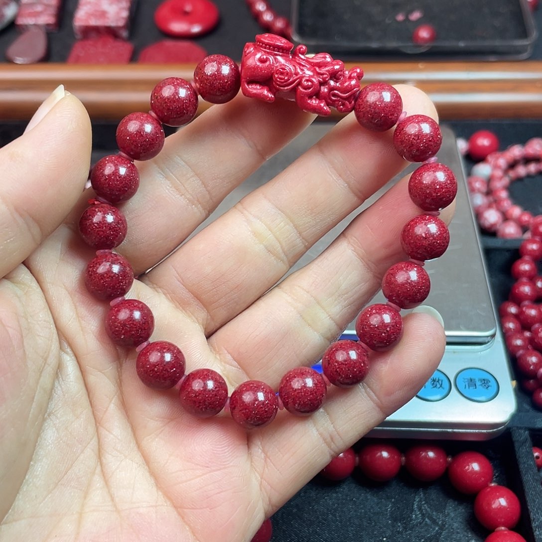 叨***我天然辰砂朱砂红晶砂45.2克